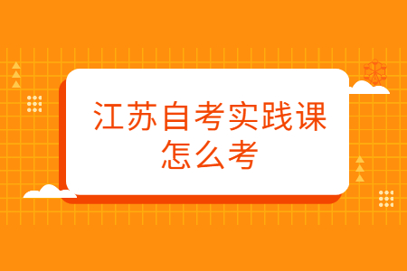 江苏自考实践课怎么考?