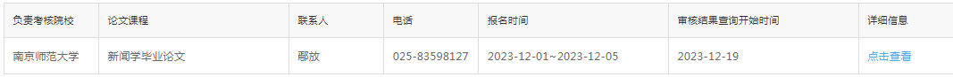 2023年下半年南京师范大学自考毕业论文报名须知