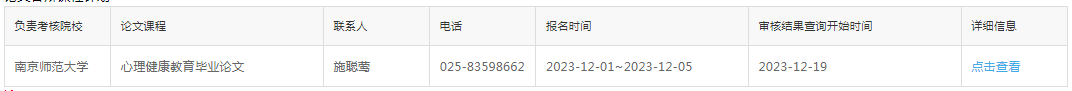 2023年下半年南京师范大学自考毕业论文报名须知