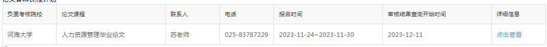 2024年上半年河海大学自考毕业毕业论文报名须知